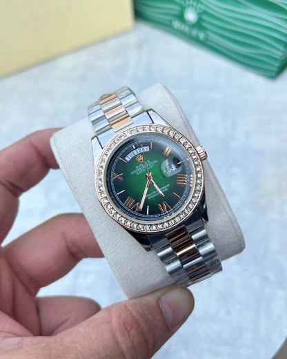 Role_x Oyster Perpetual Day Date Diamon. Copper