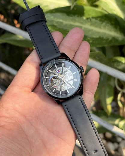 Tommy Hilfige_r Automatic Leather Full-Black