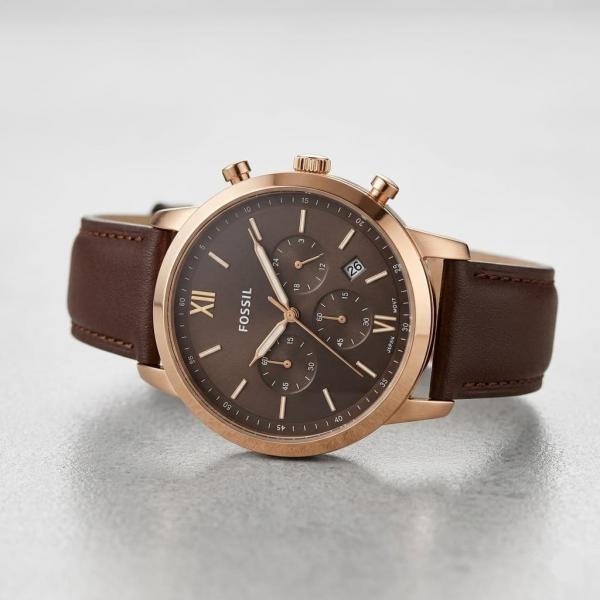 Fossi_l Neutro Chronograph Brown-Copper-Brown