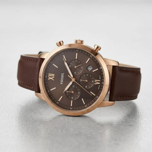 Fossi_l Neutro Chronograph Brown-Copper-Brown