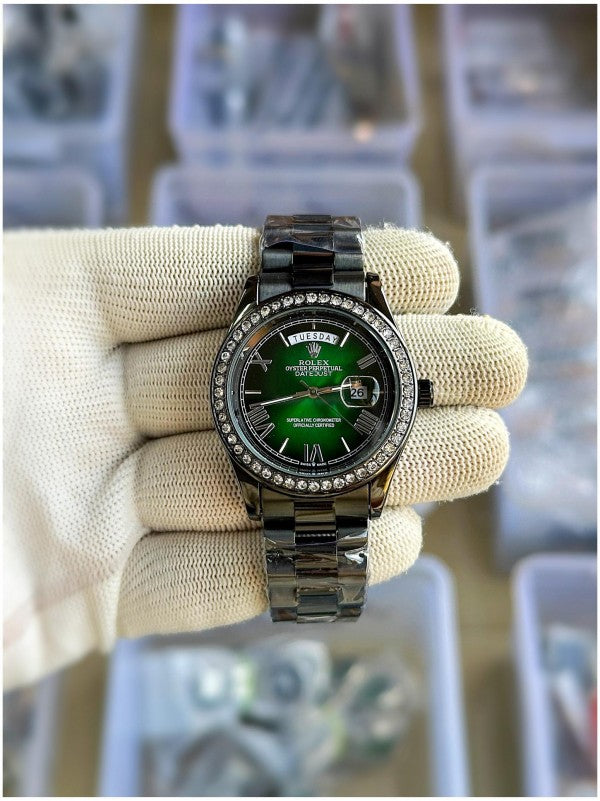 Role_x Oyster perpetual Day Date Diamond 40 Battery - J216