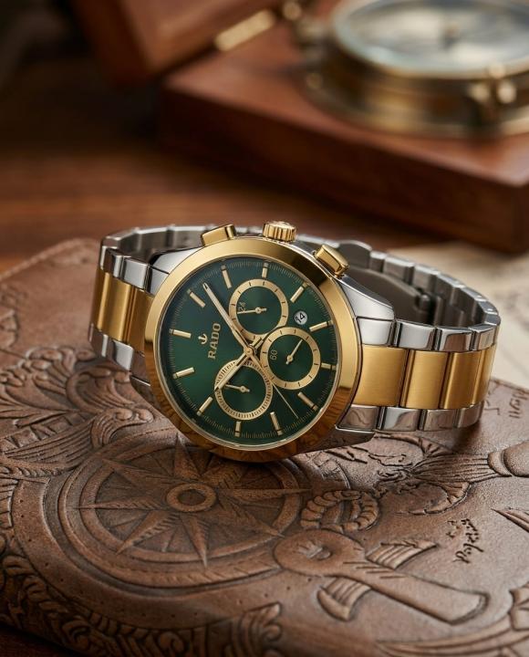 Radd_o HyperChrome Chronograph 2Ton-Gold-Green