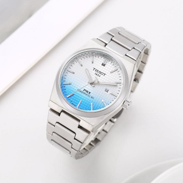 Tissoo_t 1853 Prx Silver-White & SkyBlue
