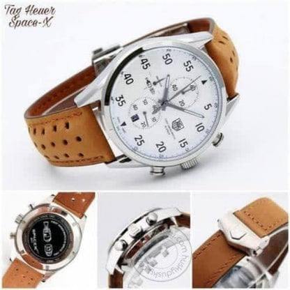 Tag heue_r Carrera Calibre 16 Chronograph Brown-Silver