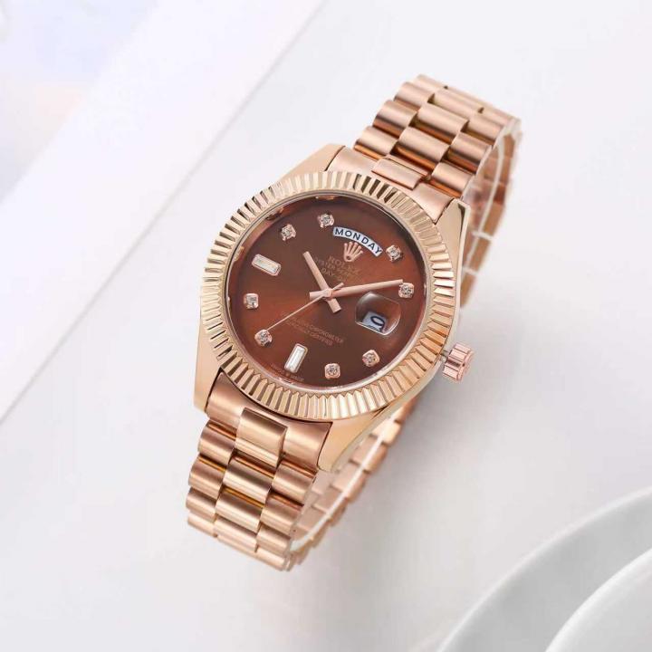 Role_x Oyster Perpetual Day Date Diamond Cooper-Brown 40 Battery