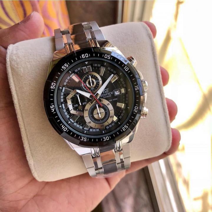 Casio Edifice Efr539 Silver-Black