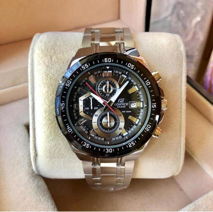 Casio Edifice Efr539 Silver-Black