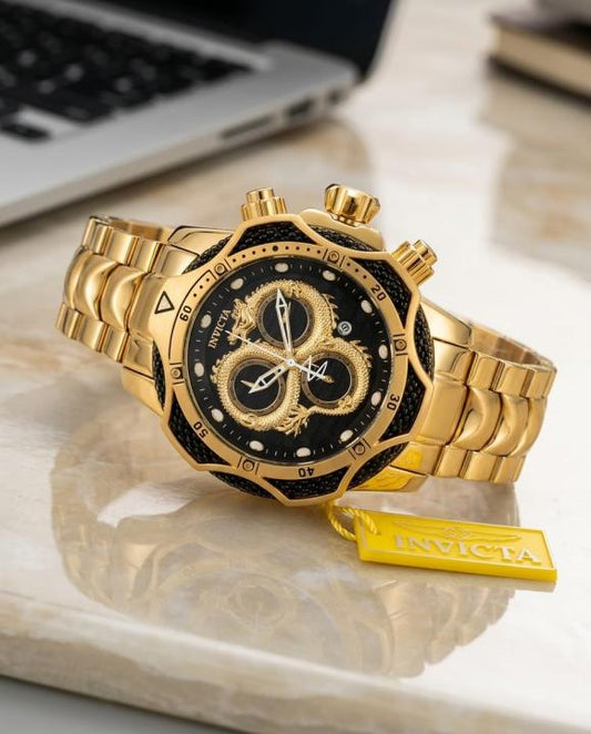 Invicta Dragon Venom Gold-Black