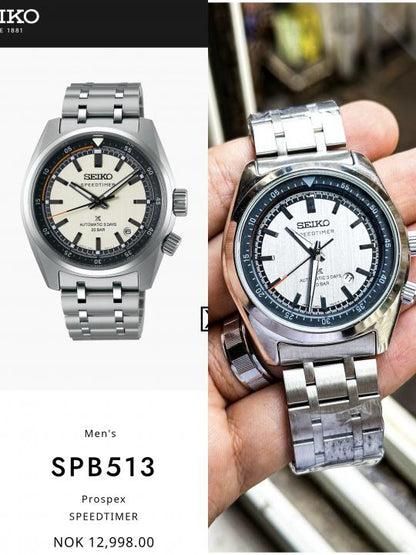 Seiko Prospex Speedtimer Con Temporizador Silver-Grey