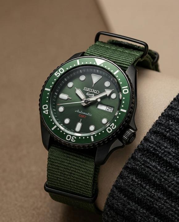 Seik_o 5 Sports SRPD79K1 Green
