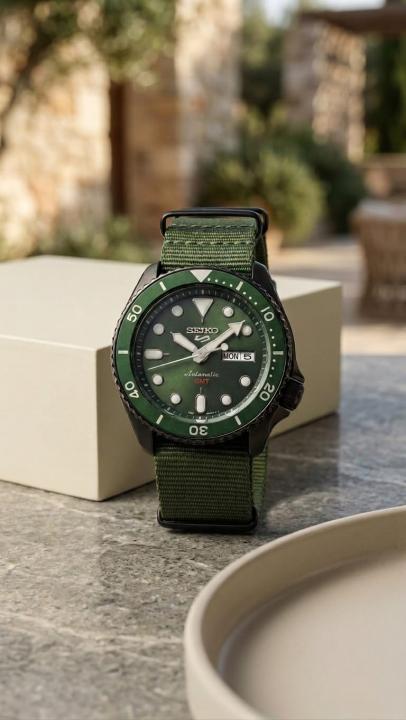 Seik_o 5 Sports SRPD79K1 Green