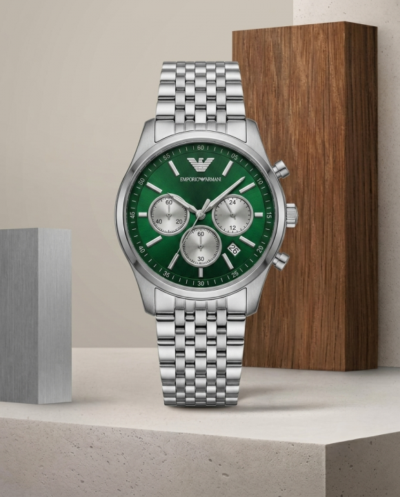Emporio Armann_i AR11581 Chronograph Silver-Green