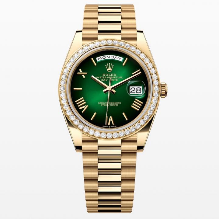 Rolee_x Oyster Perpetual Day Date Diamond