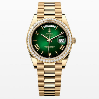 Rolee_x Oyster Perpetual Day Date Diamond