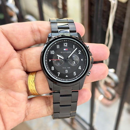 Tommy Hilfigee_r Dual Time Full Black