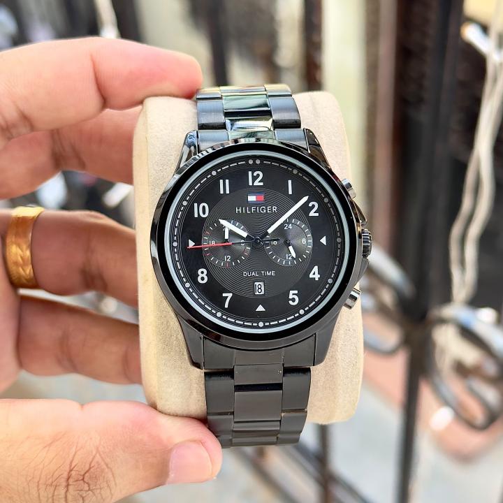 Tommy Hilfigee_r Dual Time Full Black
