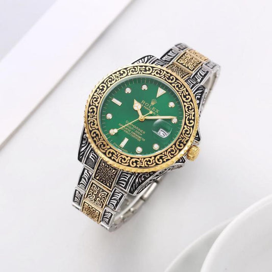Role_x Oyster Vintage 2Ton-Gold-Green