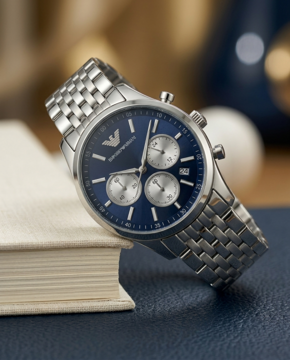 Emporio Armann_i AR11581 Chronograph Silver-Blue
