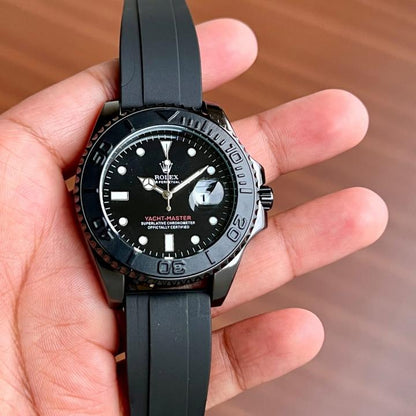 Rolee_x Oyster Perpetual Yach Master Battery Black