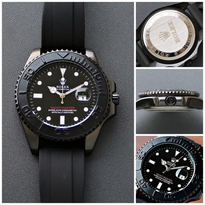 Rolee_x Oyster Perpetual Yach Master Battery Black