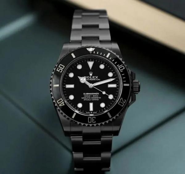 Rolee_x Oyster Perpetual Submarine Black
