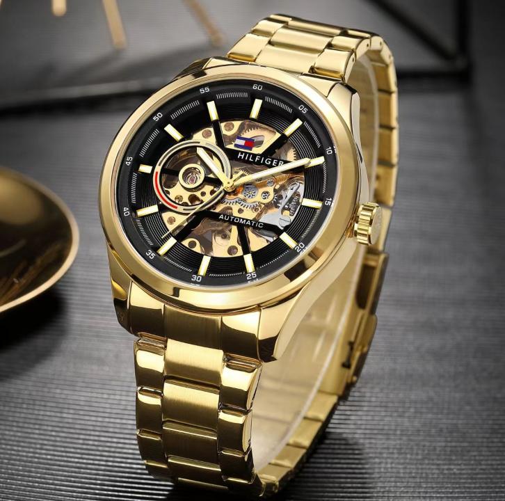 Tommmy Hilfige_r Automatic Gold-Black
