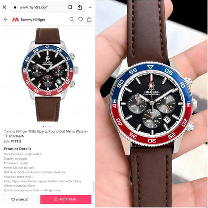 Tommm_y Hilfiger Th85 Quartz Round Dial TH1792166W
