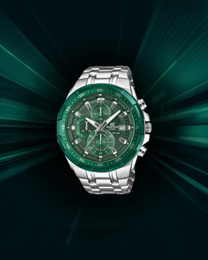 Casio Edifice Efr539 Silver-Green
