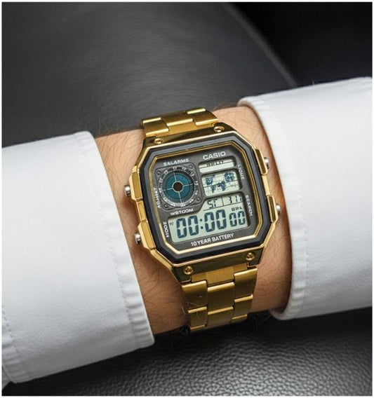 Casio illuminator AE-1200-WHD-1AV - Gold