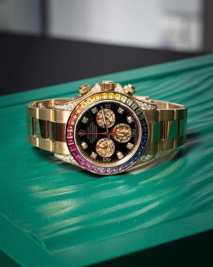 Role_x Oyster Perpetual Rainbow Gold