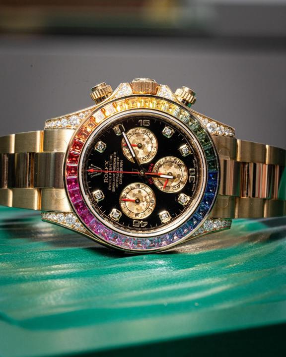 Role_x Oyster Perpetual Rainbow Gold