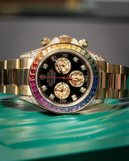 Role_x Oyster Perpetual Rainbow Gold