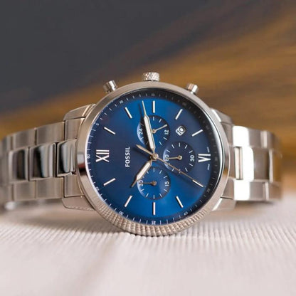 Fossii_l Neutra Chronograph FS5792 Silver-Blue