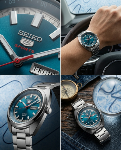 Seiko 5 Sports Turtle Blue