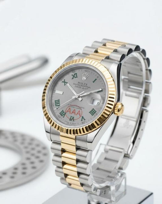 Role_x Oyster Perpetual Date Just Gold
