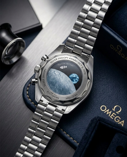 Omeg_a Speedmaster Silver Snoopy
