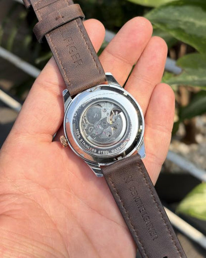 Tommy Hilfige_r Automatic Leather DarkBrown-Copper-Black