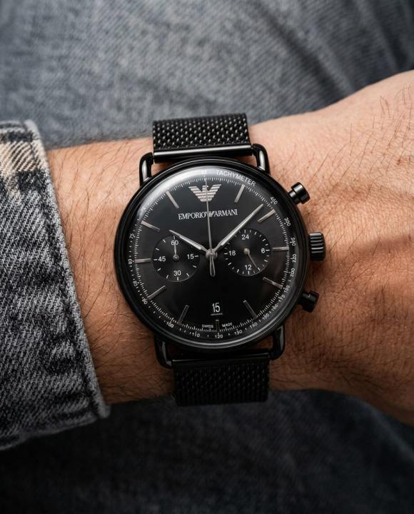 Emporio Armann_i Aviator Full Black