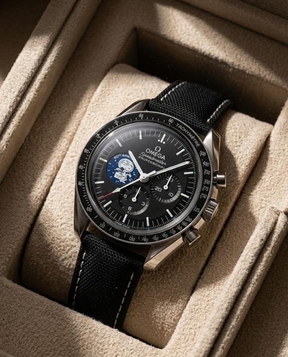 Omeg_a Speedmaster Black Snoopy