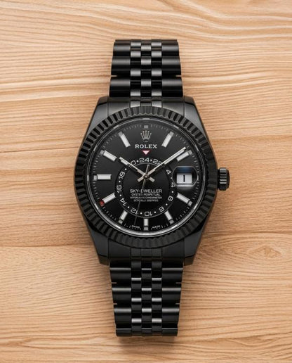 Rolee_x Oyster Perpetual Sky Dweller Black