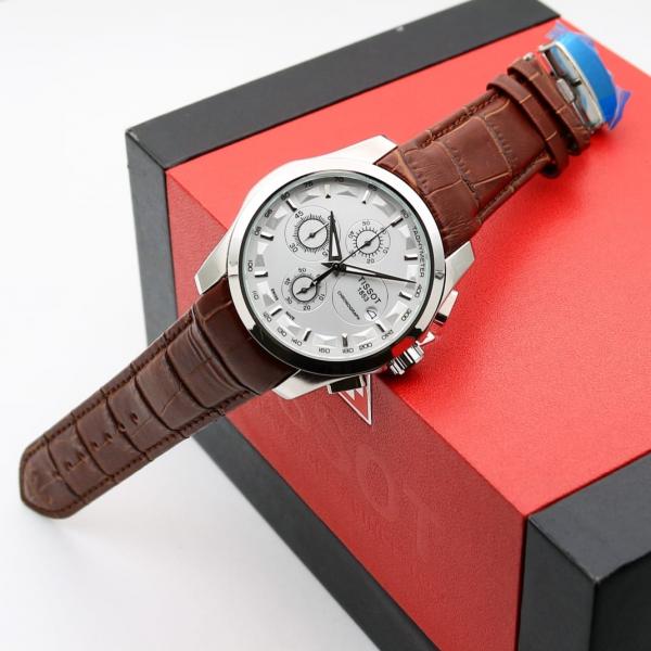Tissoo_t 1853 Couturier Brown-Silver-White