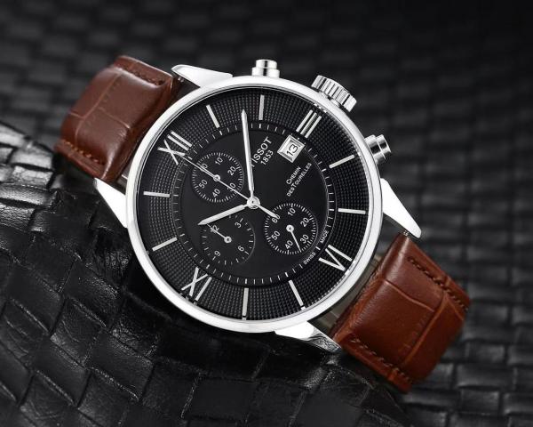 Tisso_t 1853 Chemin Brown-Silver-Black